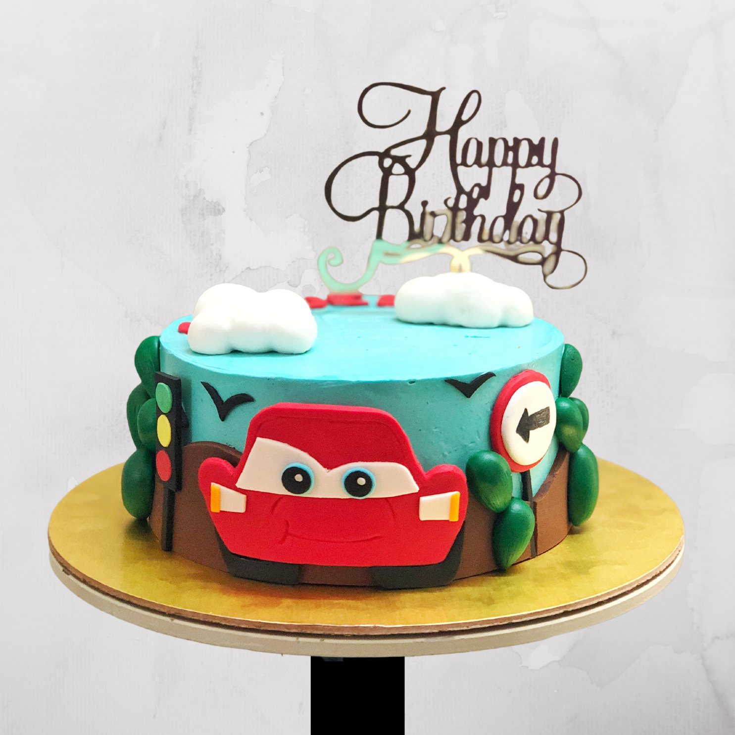 Lightning McQueen Cake